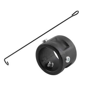 Adjustable Cushioned 5Th Wheel To Gooseneck Adapter 12-16 Remote Release Black