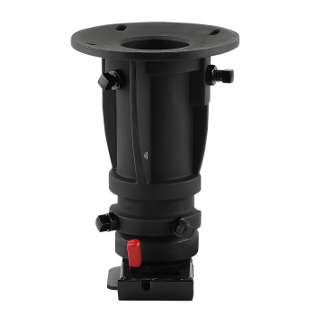 Adjustable Cushioned 5Th Wheel To Gooseneck Adapter 12-16 Remote Release Black