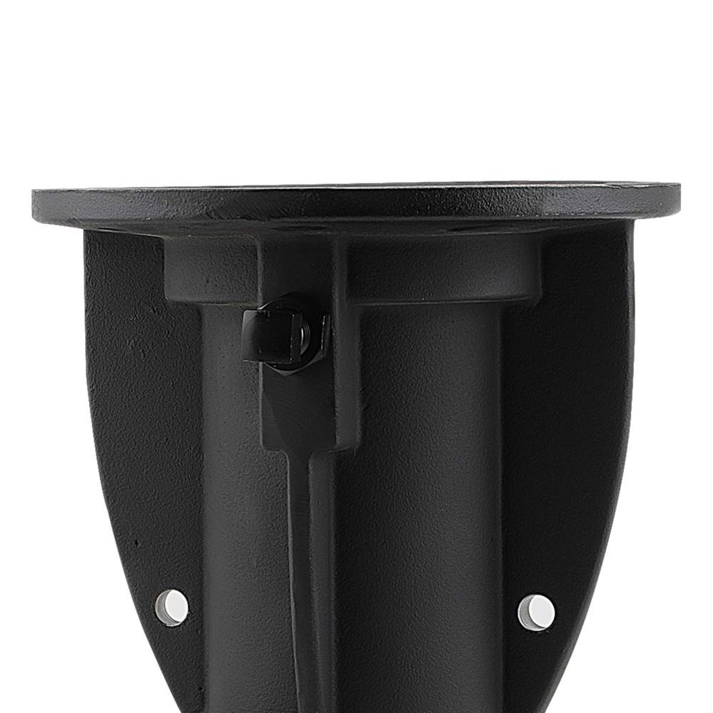 Adjustable Cushioned 5Th Wheel To Gooseneck Adapter 12-16 Remote Release Black