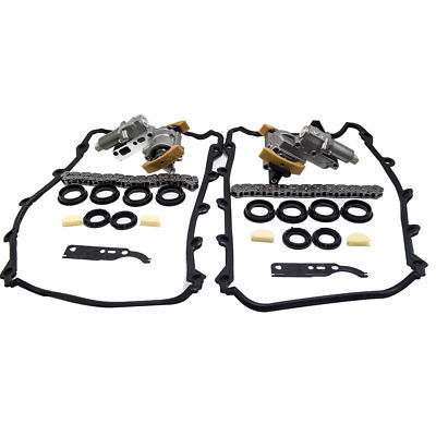 Left + Right compatible for AUDI 4.2L compatible for V8 Timing Chain Tensioner Gasket Set Kit -- Pair Left + Right compatible for AUDI 4.2L compatible for V8 Timing Chain Tensioner Gasket Set Kit -- Pair