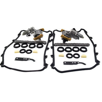 Left + Right compatible for AUDI 4.2L compatible for V8 Timing Chain Tensioner Gasket Set Kit -- Pair