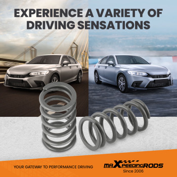 8kg/mm Front / Rear Pair Springs Compatible for T7 compatible for Honda Civic 1988-2000 Coilover lowering kit