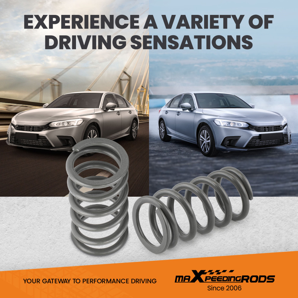 MaXpeedingrods COT7 Lowering Springs 10kg/mm compatible for Honda Civic Hatchback 1989-1991