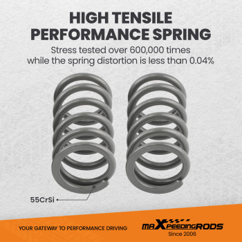 MaXpeedingrods COT7 Lowering Springs 10kg/mm compatible for Honda Civic Hatchback 1989-1991