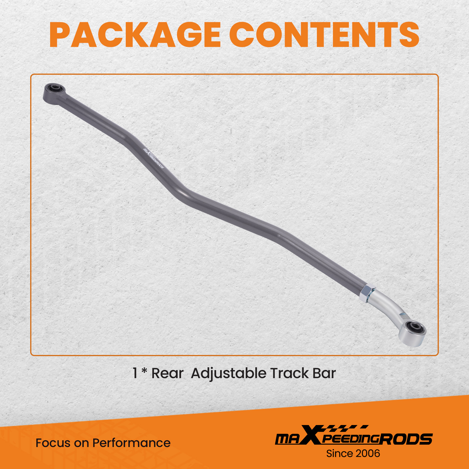 Jeep Cherokee Adjustable Track Bar TeraFlex Front HD Forged Adjustable ...