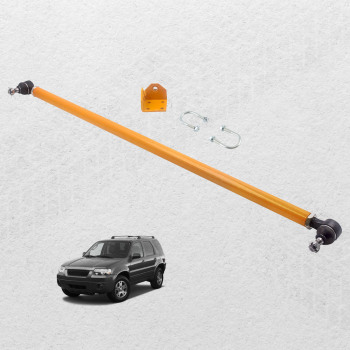 Ajustable Heavy Duty Drag Link Steering Arm Track Rod compatible for Nissan GU Y61 compatible for Patrol	