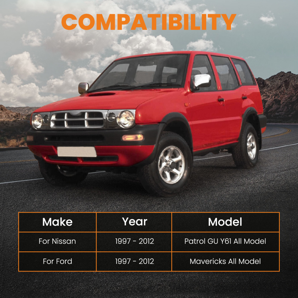 Ajustable Heavy Duty Drag Link Steering Arm Track Rod compatible for Nissan GU Y61 compatible for Patrol	