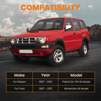 Ajustable Heavy Duty Drag Link Steering Arm Track Rod compatible for Nissan GU Y61 compatible for Patrol	