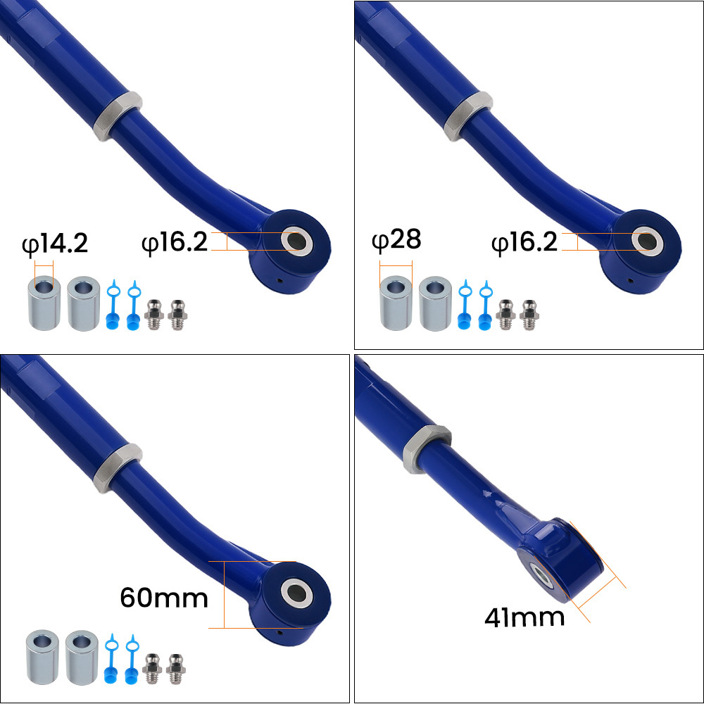 Front Adjustable Track Bar Rods Compatible for DODGE RAM 2500 3500 2003-2013 2WD4WD 