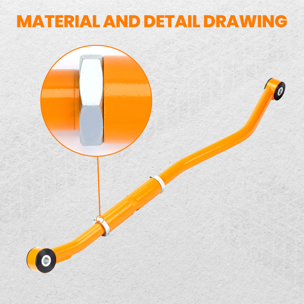 New Adjustable compatible for Panhard Track Arm Compatible for DODGE RAM 2500 3500 2003-2013 2WD4W