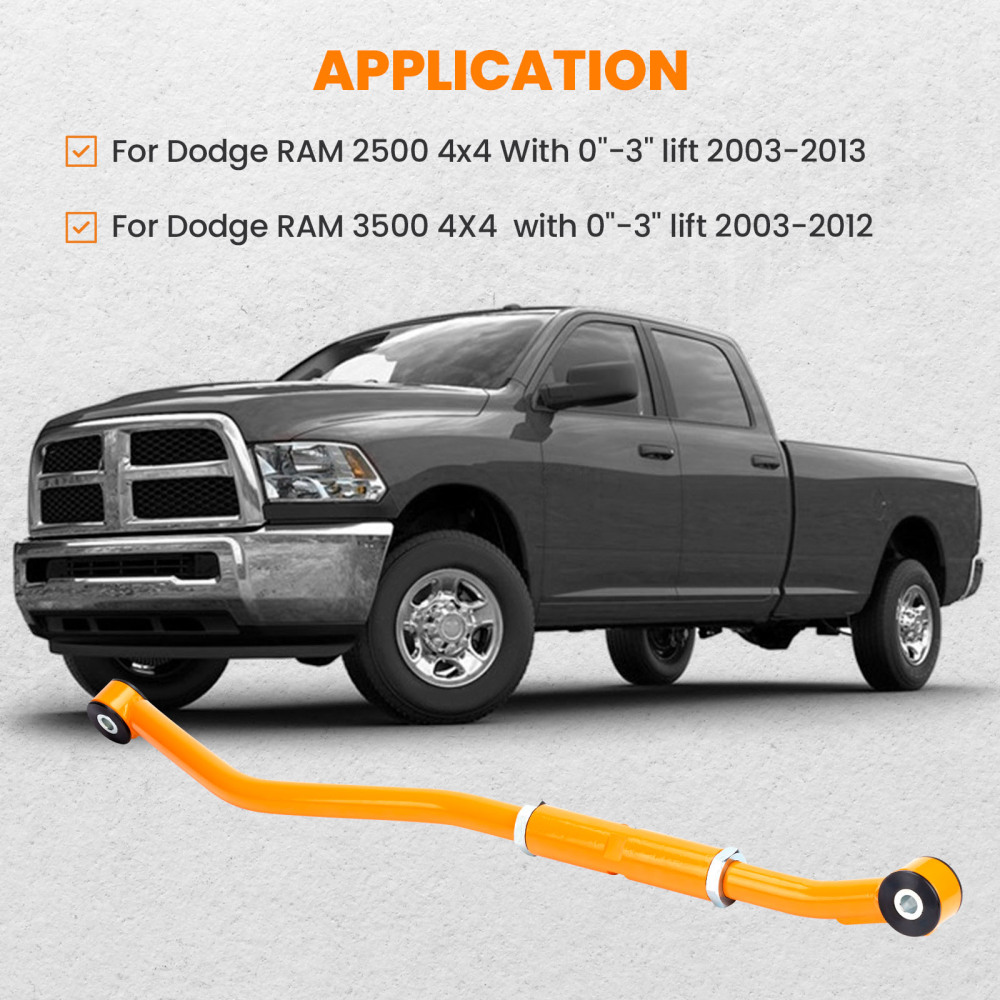 New Adjustable compatible for Panhard Track Arm Compatible for DODGE RAM 2500 3500 2003-2013 2WD4W