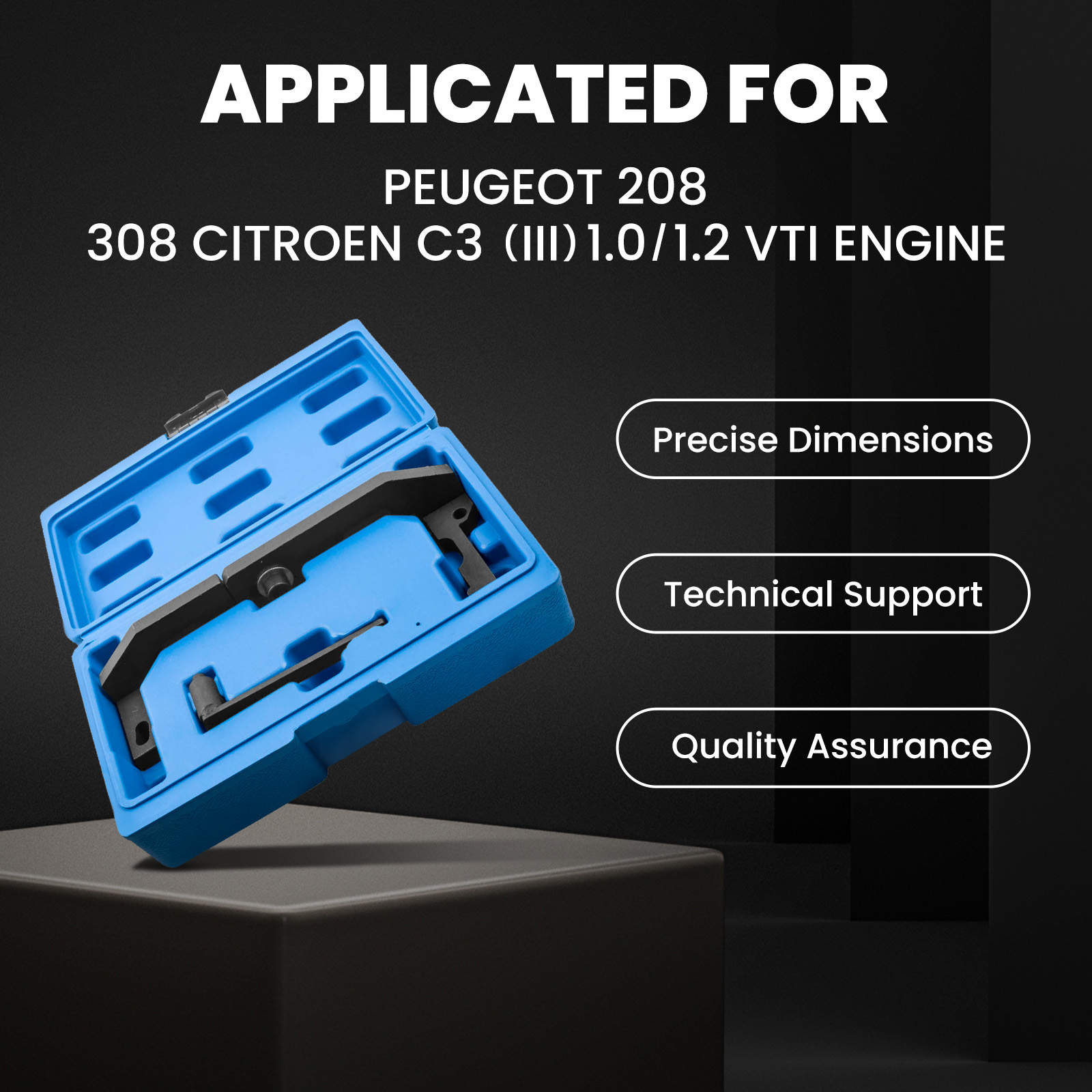 Engine timing tool kit compatible pour Peugeot 208 2008 compatible pour  Citroen C3 engine codes EBO EB2