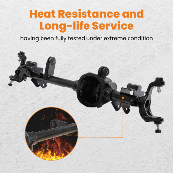 Front Axle Housing compatible for Jeep Wrangler 2007-2017 JK 2018 3.21 Axle Ratio Dana 30