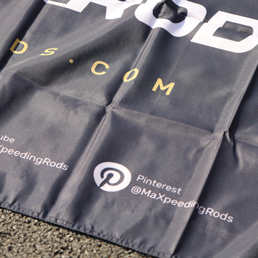 Bandera del logotipo de Maxpeedingrods