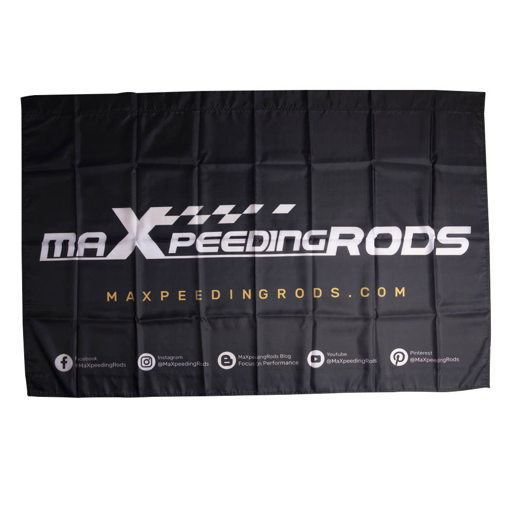 Bandera del logotipo de Maxpeedingrods