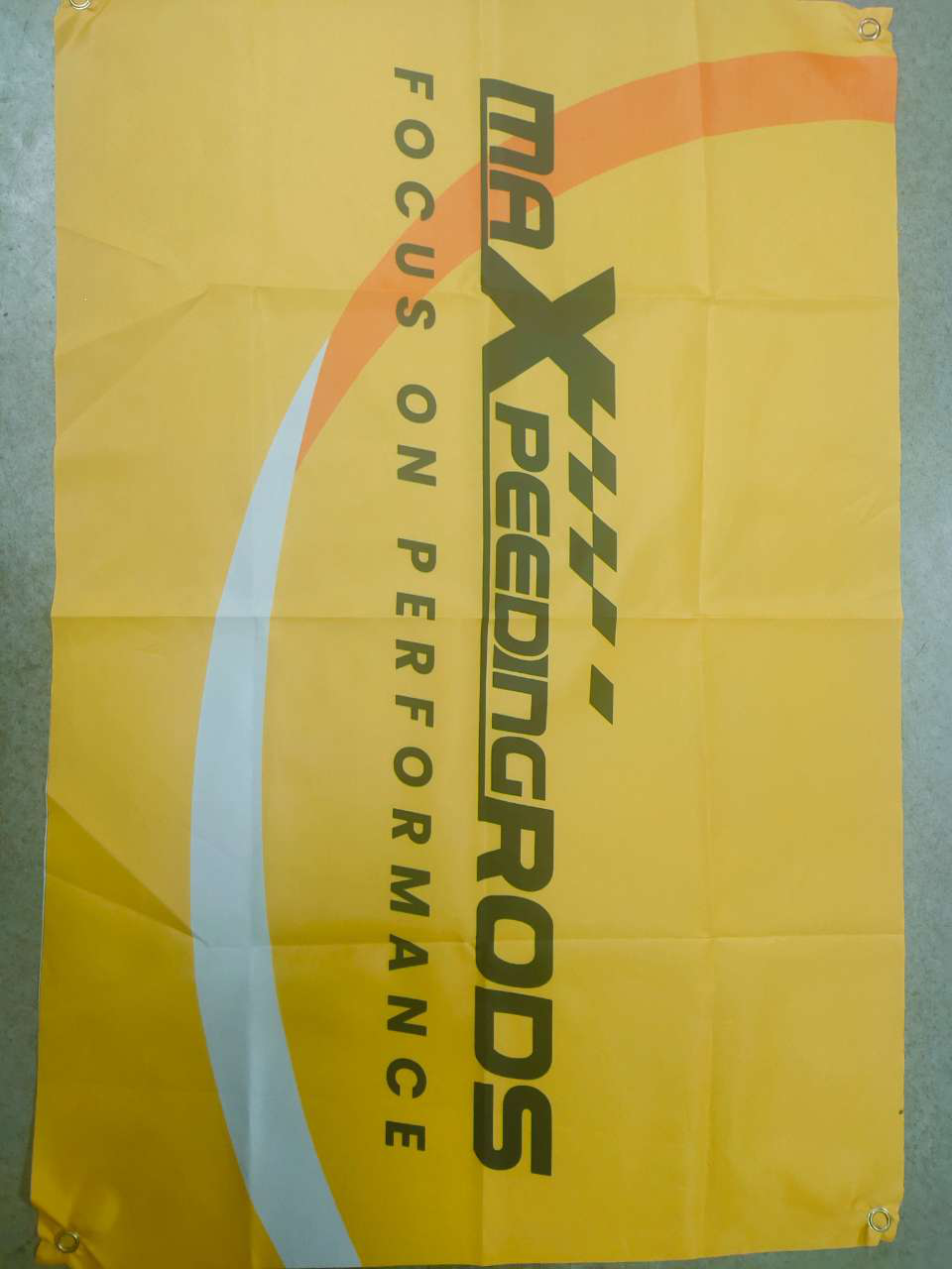 maxpeedingrods yellow promotional flag M2