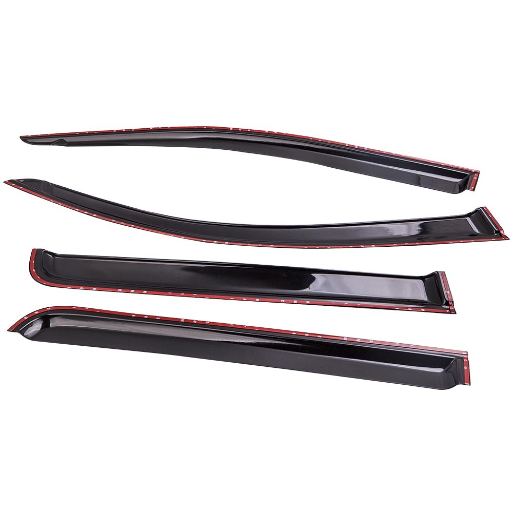 Smoke Door Vent Visors Rain Guards 2015-2016 2017 2018 2019 compatible for Chevy Colorado