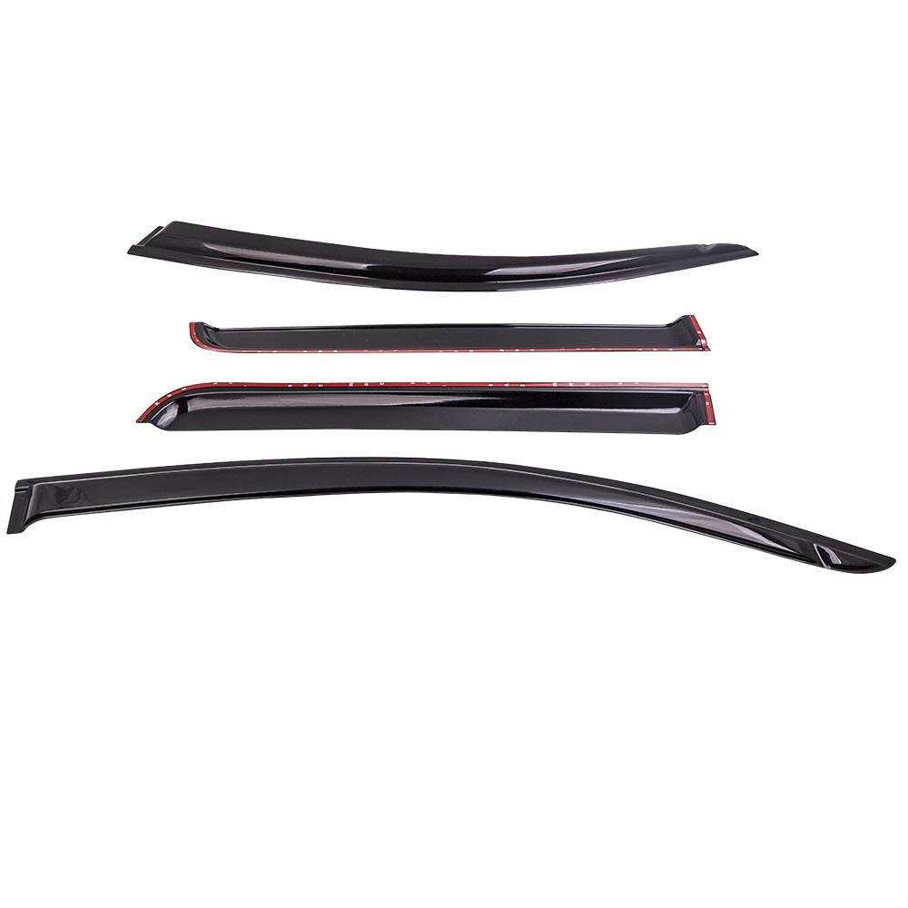 Smoke Door Vent Visors Rain Guards 2015-2016 2017 2018 2019 compatible for Chevy Colorado