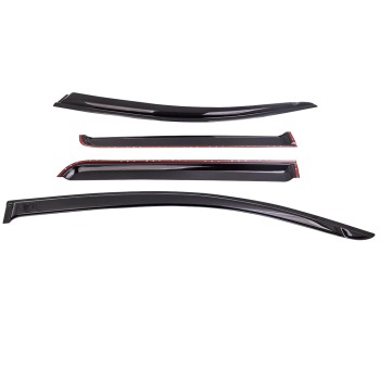 Smoke Door Vent Visors Rain Guards 2015-2016 2017 2018 2019 compatible for Chevy Colorado