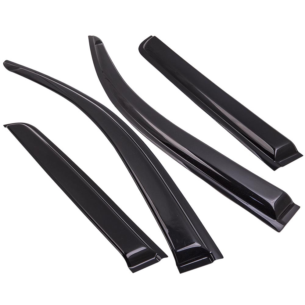Smoke Door Vent Visors Rain Guards 2015-2016 2017 2018 2019 compatible for Chevy Colorado