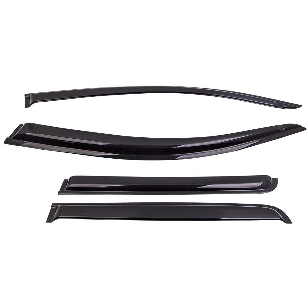 Smoke Door Vent Visors Rain Guards 2015-2016 2017 2018 2019 compatible for Chevy Colorado