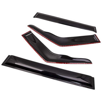 ABC Weathershields Window Visor compatible for Nissan Patrol GQ Y60 1988-97 W/Auto mirror