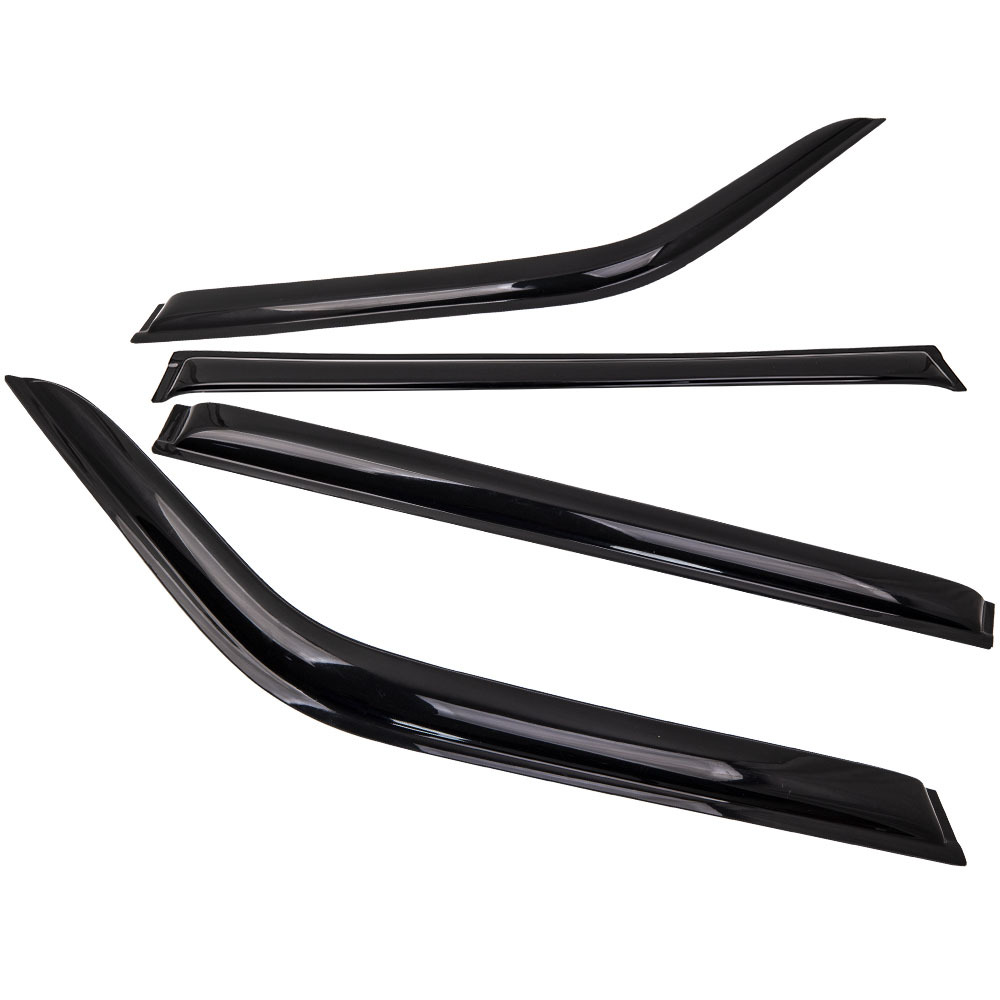 4 Weather Weathershields compatible for Nissan Patrol Y61 GU 98-18 Window Door Visor New
