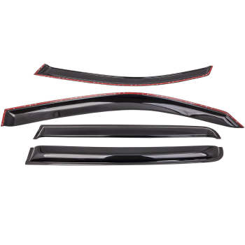 4pc Weathershield Weather Shield Visor compatible for Toyota Hilux Double Cab 2005-2014 New