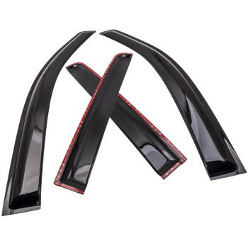 4pc Weathershield Weather Shield Visor compatible for Toyota Hilux Double Cab 2005-2014 New