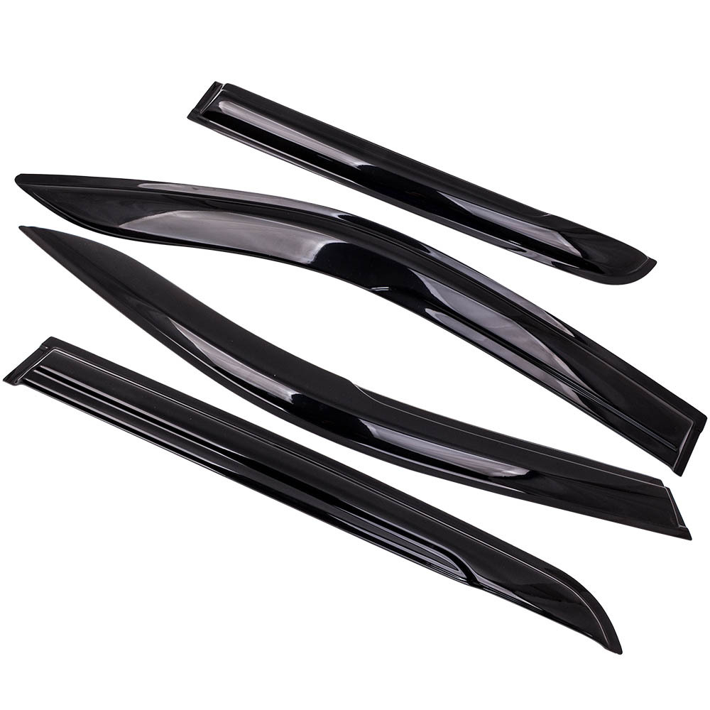 Compatible for TOYOTA HILUX SR5 2015 2016 2017 2018 2019- 4pcs Weather shield Window Visors