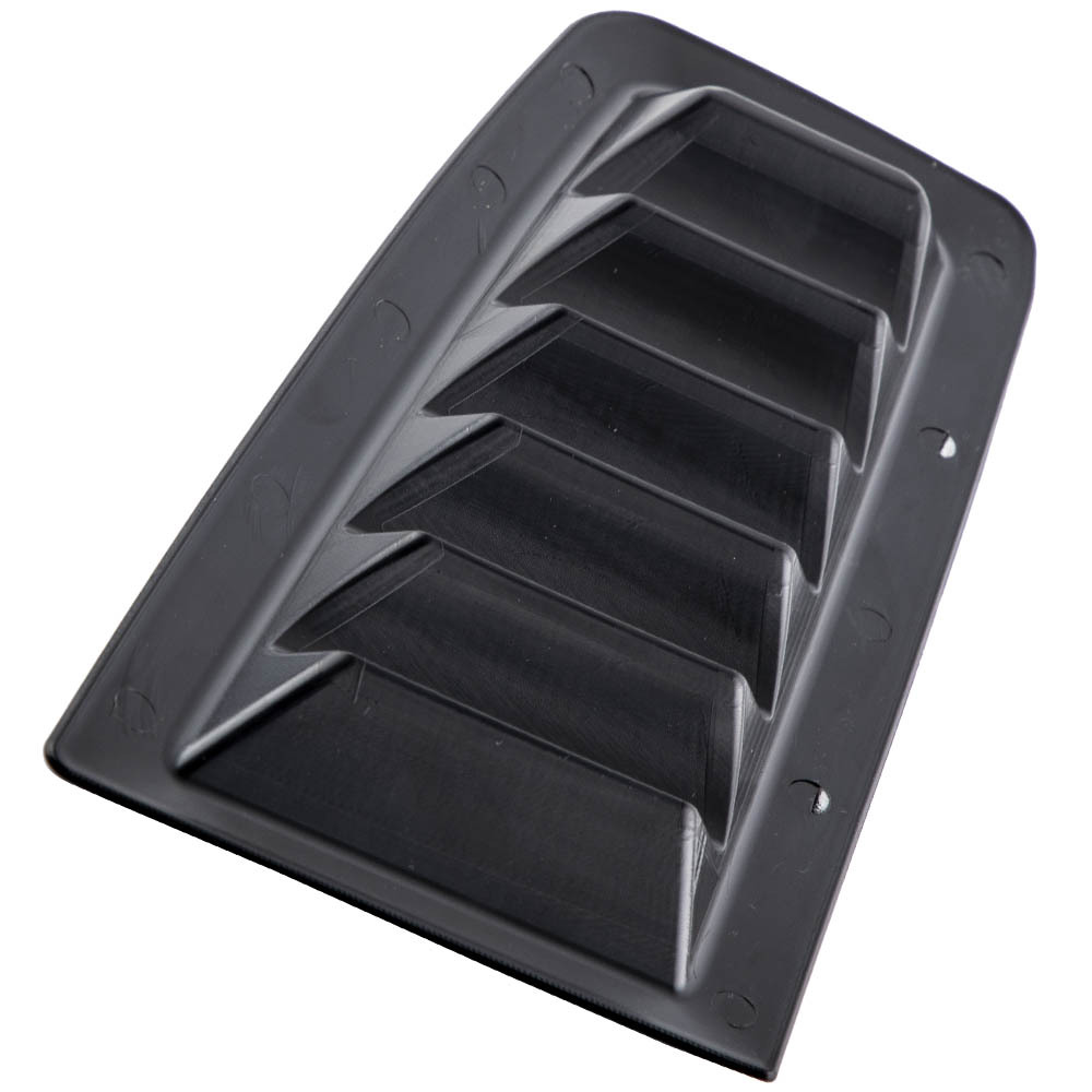 Plastic Bonnet Vents Air Vent Matte Black compatible for Ford Focus MK2 RS Style ABS