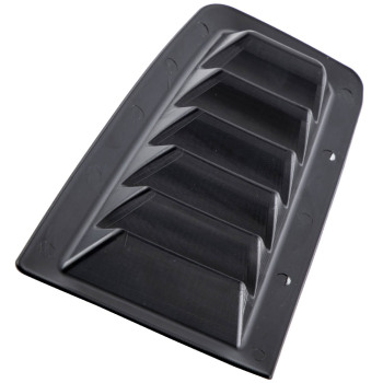 Plastic Bonnet Vents Air Vent Matte Black compatible for Ford Focus MK2 RS Style ABS