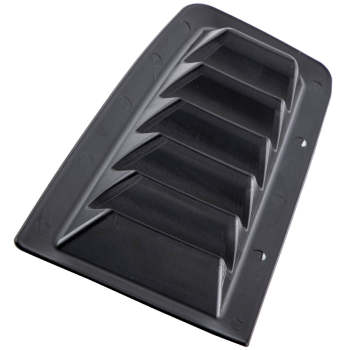 Plastic Bonnet Vents Air Vent Matte Black compatible for Ford Focus MK2 RS Style ABS