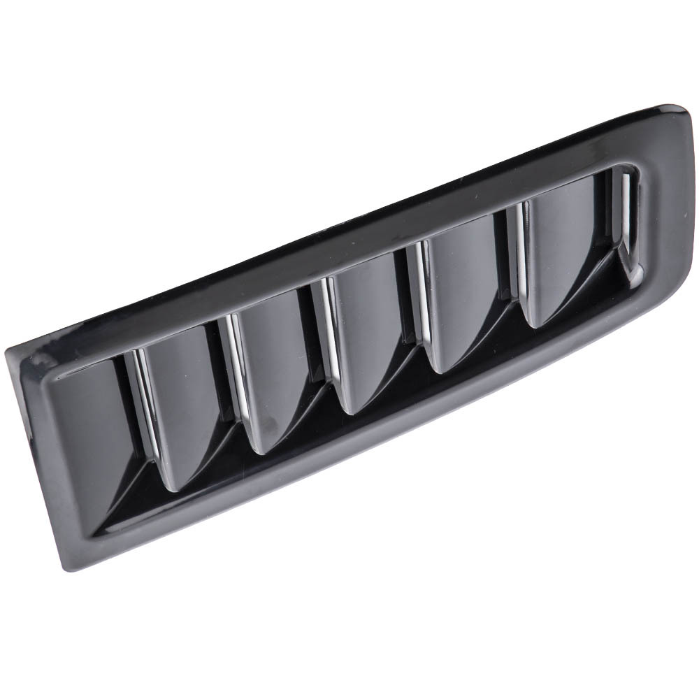 Plastic Bonnet Vents Air Vent Matte Black compatible for Ford Focus MK2 RS Style ABS