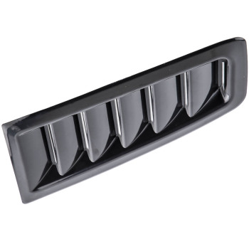 Plastic Bonnet Vents Air Vent Matte Black compatible for Ford Focus MK2 RS Style ABS
