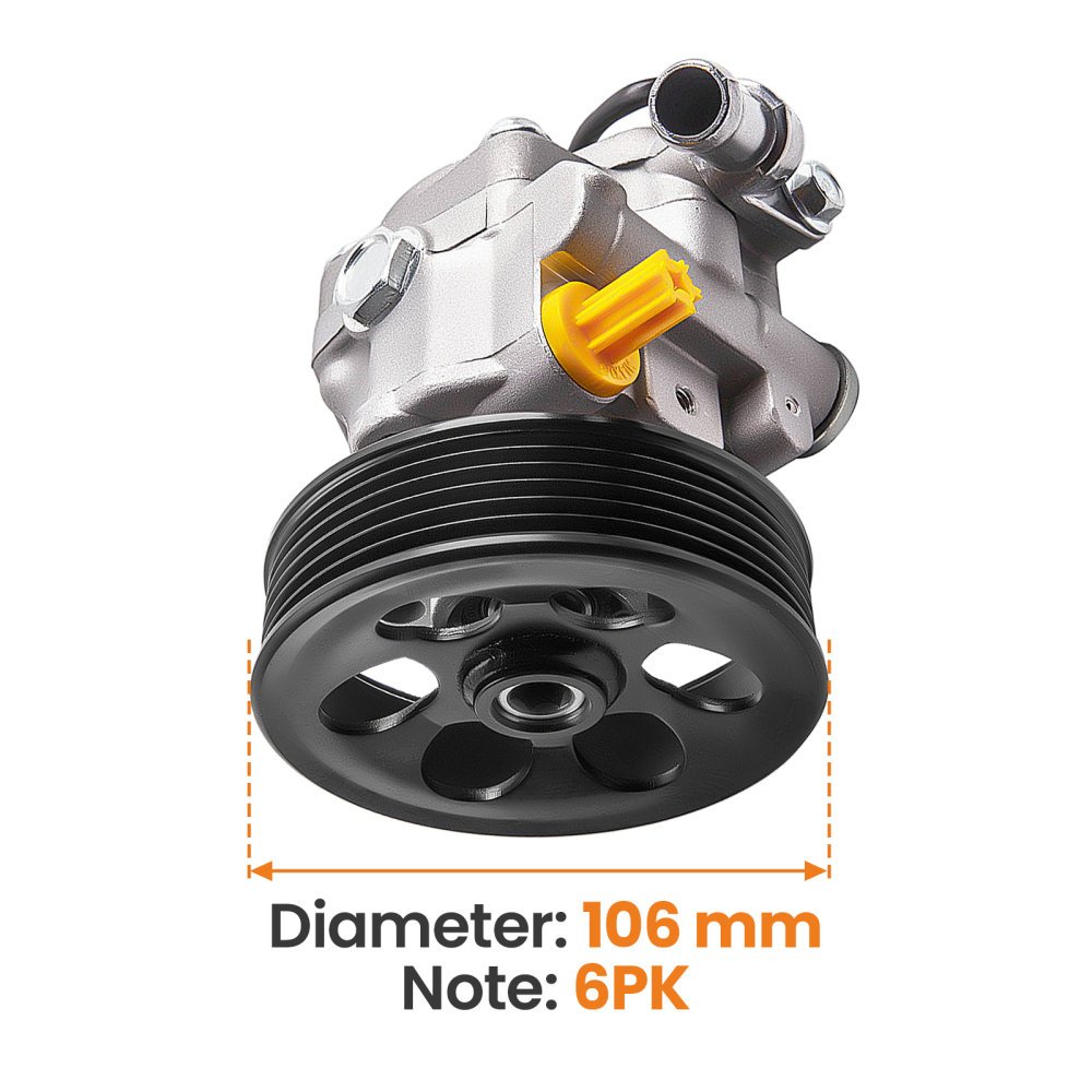 Compatibile per Subaru Legacy e Outback 3,0 L H6 New Power Steering Pump 34430AG0119L Compatibile per Subaru Legacy e Outback 3,0 L H6 New Power Steering Pump 34430AG0119L