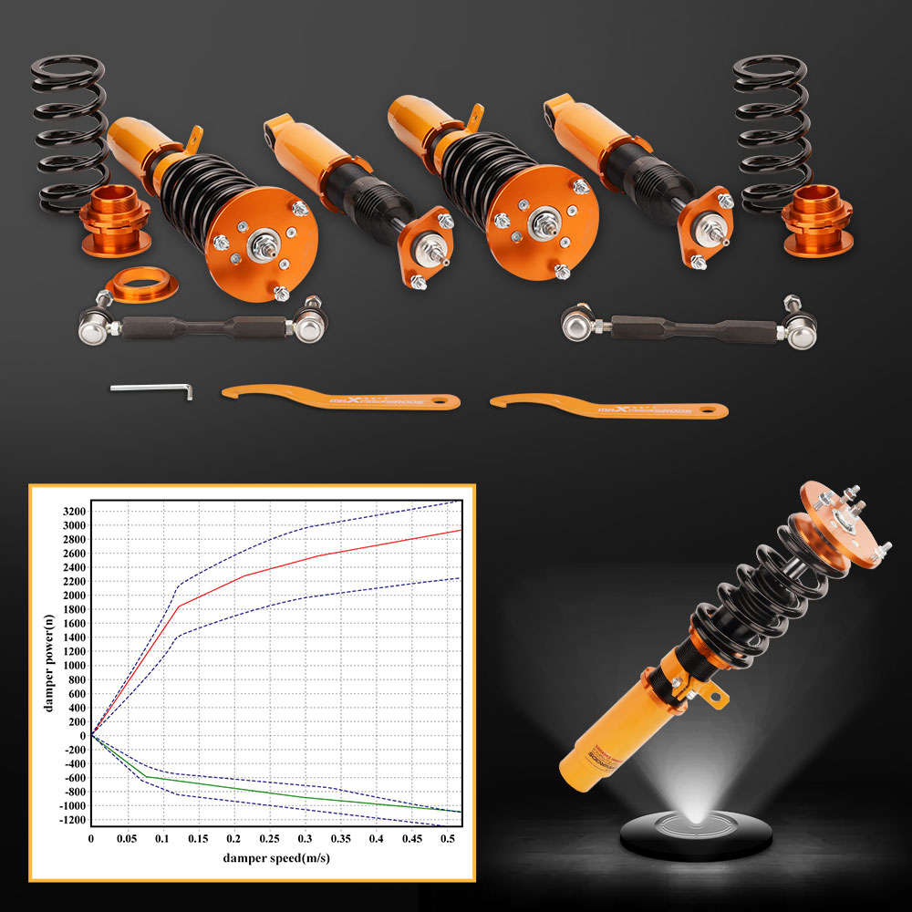 MaXpeedingrods 24 Ways Damper Coilover Suspension Kit compatible for ...