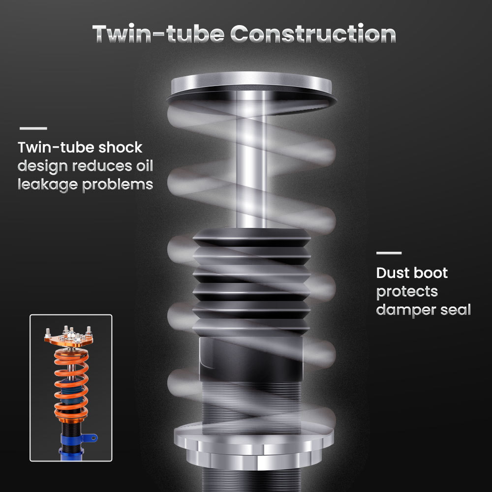 Maxpeedingrods Coilovers 24 Way Damper compatible for Honda Civic Hatchback 17-21 (52mm) lowering kit