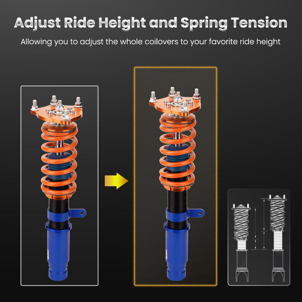 Maxpeedingrods Coilovers 24 Way Damper compatible for Honda Civic Hatchback 17-21 (52mm) lowering kit