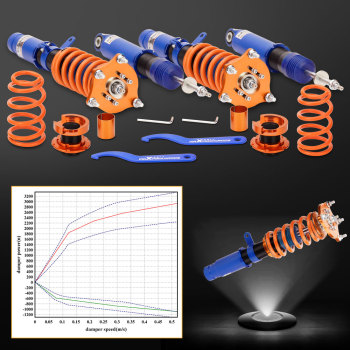 Maxpeedingrods Coilovers 24 Way Damper compatible for Honda Civic Hatchback 17-21 (52mm) lowering kit