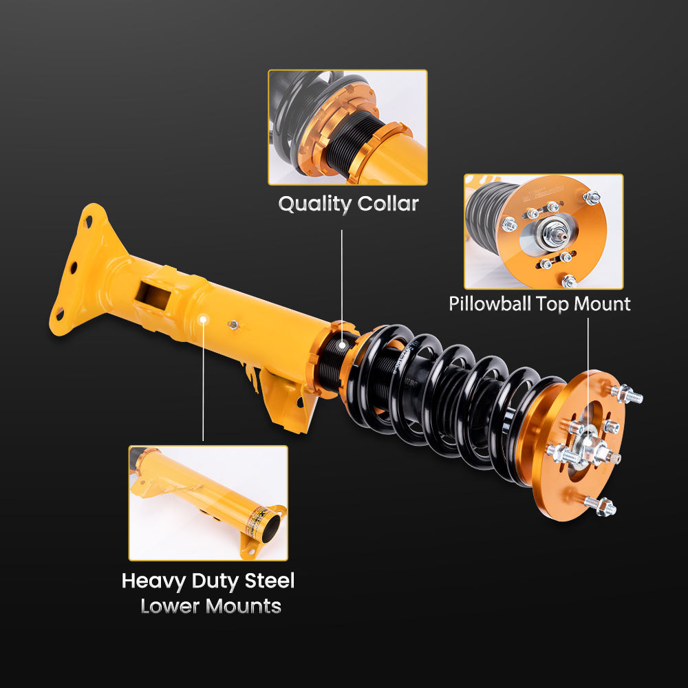 Combines Filetes Damper Adjustable Coilover compatible pour BMW 3-Series E36 Amortisseurs