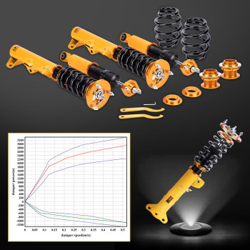 Combines Filetes Damper Adjustable Coilover compatible pour BMW 3-Series E36 Amortisseurs