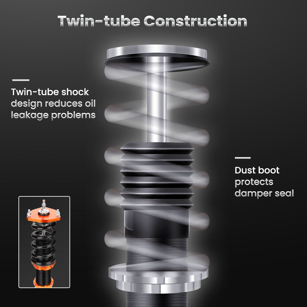Coilovers compatible for Infiniti G37x 08-13 AWD Suspension Kit Adjustable Damping Height lowering kit