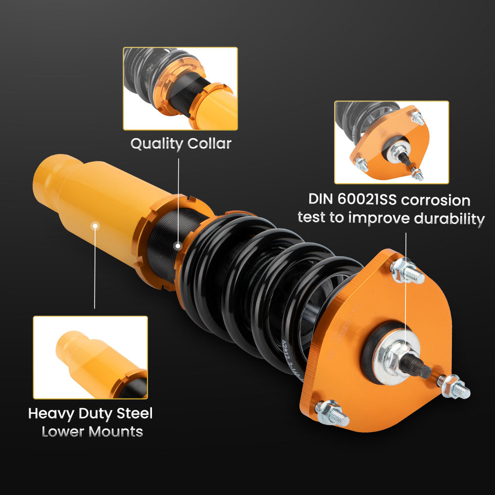 Coilovers Kits compatible for Infiniti M35x M45x 06-10 G35x G37x 2003-2013 AWD Struts Gold lowering kit