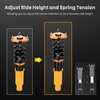 Coilovers Kits compatible for Infiniti M35x M45x 06-10 G35x G37x 2003-2013 AWD Struts Gold lowering kit