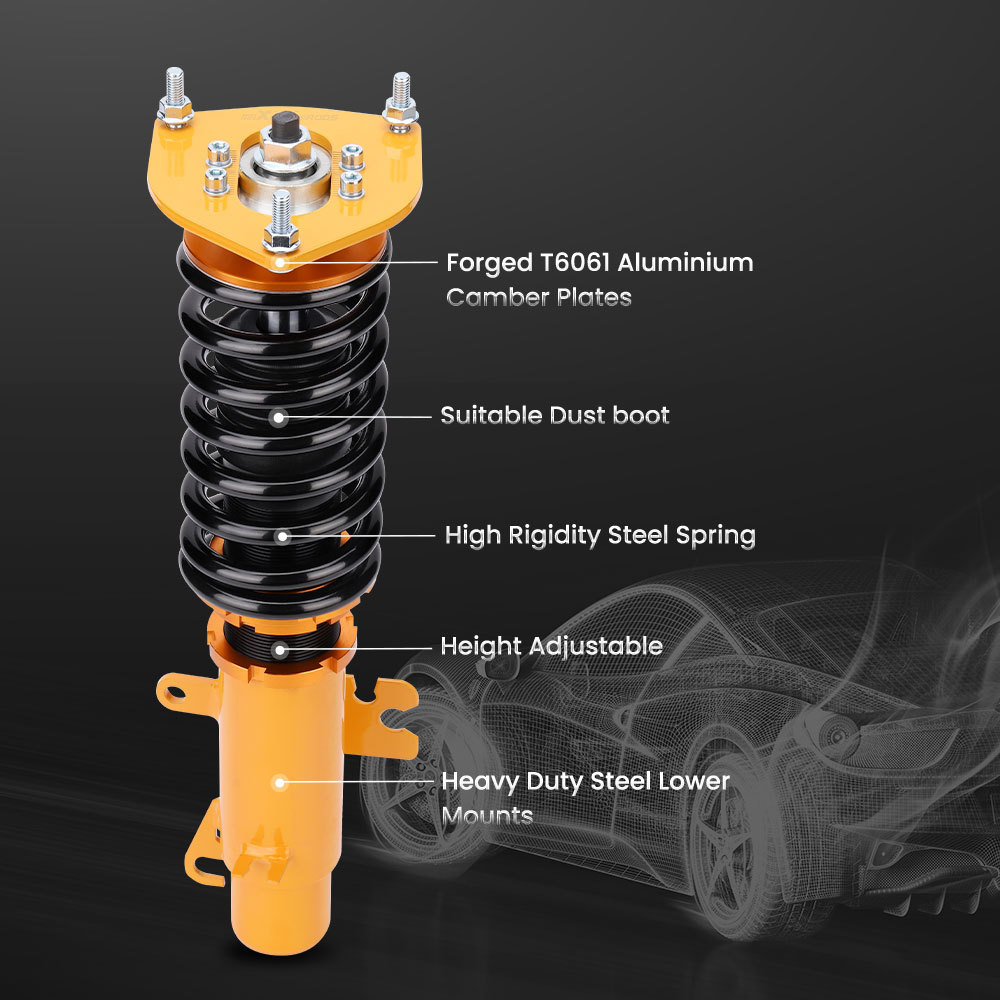 Compatible for MINI Clubman R55 2007–2014 Adjustable Height Shock Absorbers Tuning Coilovers Kit lowering kit