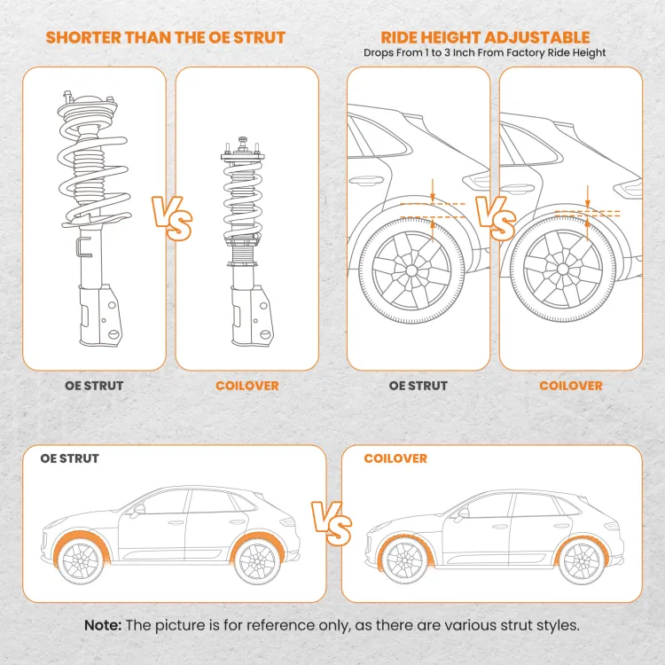 Coilovers compatible for Toyota Corolla 03-08 Matrix Coil
