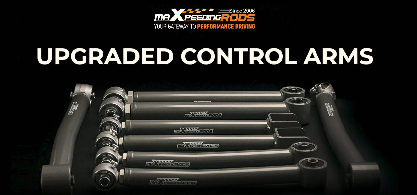 Front Upper Lower Adjustable Control Arms 0-6 Lift compatible for Jeep Wrangler JK 2007-18