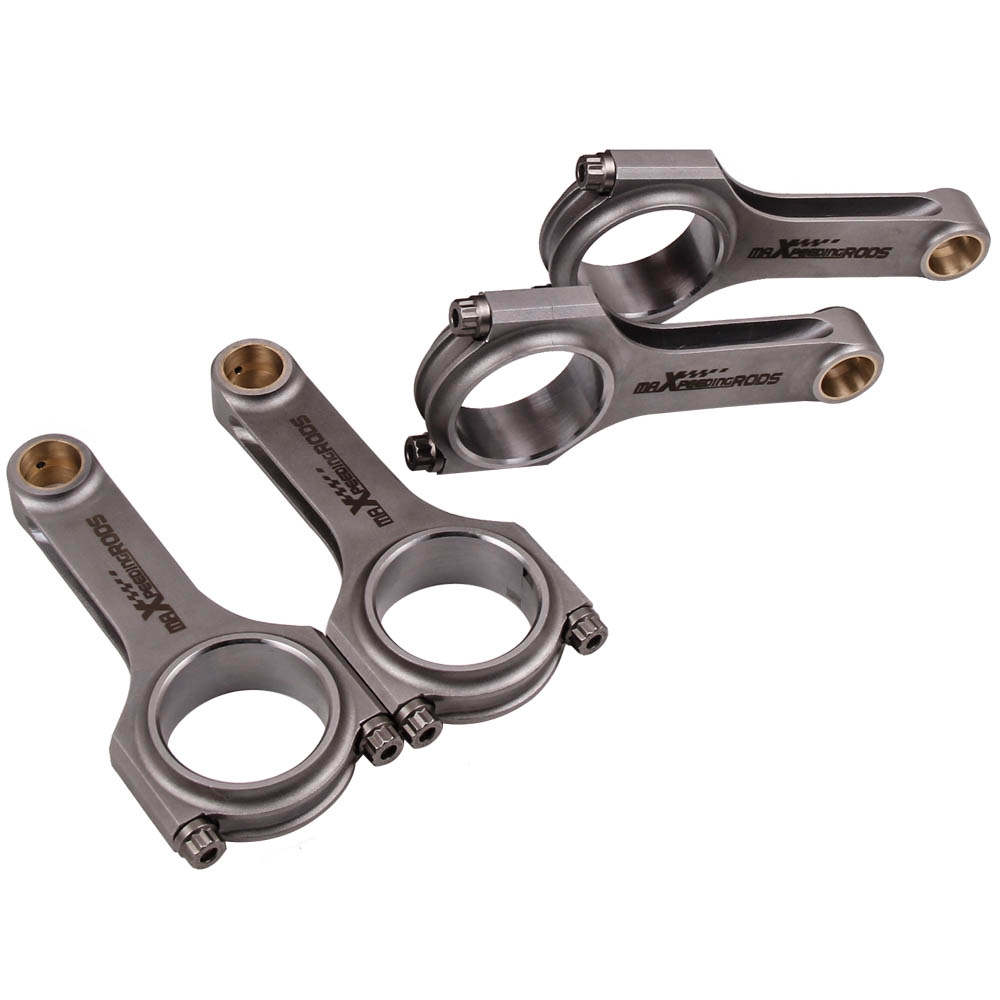Bielle Motore Connecting Rod compatibile per Ford Fiesta CVH 1.6 RS Turbo 132mm 50.91mm