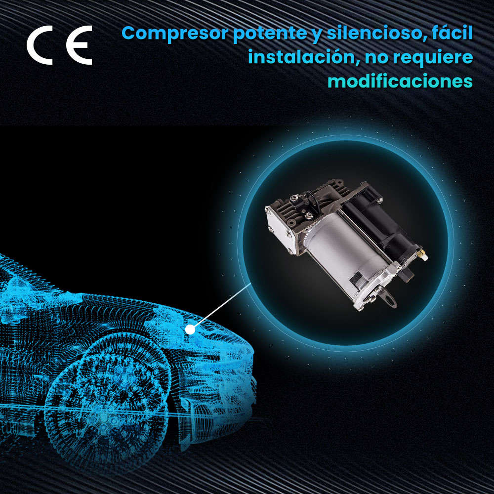 1643201204 Compresor de Suspensión de Aire Bomba compatible para Mercedes ML/GL X164 W164